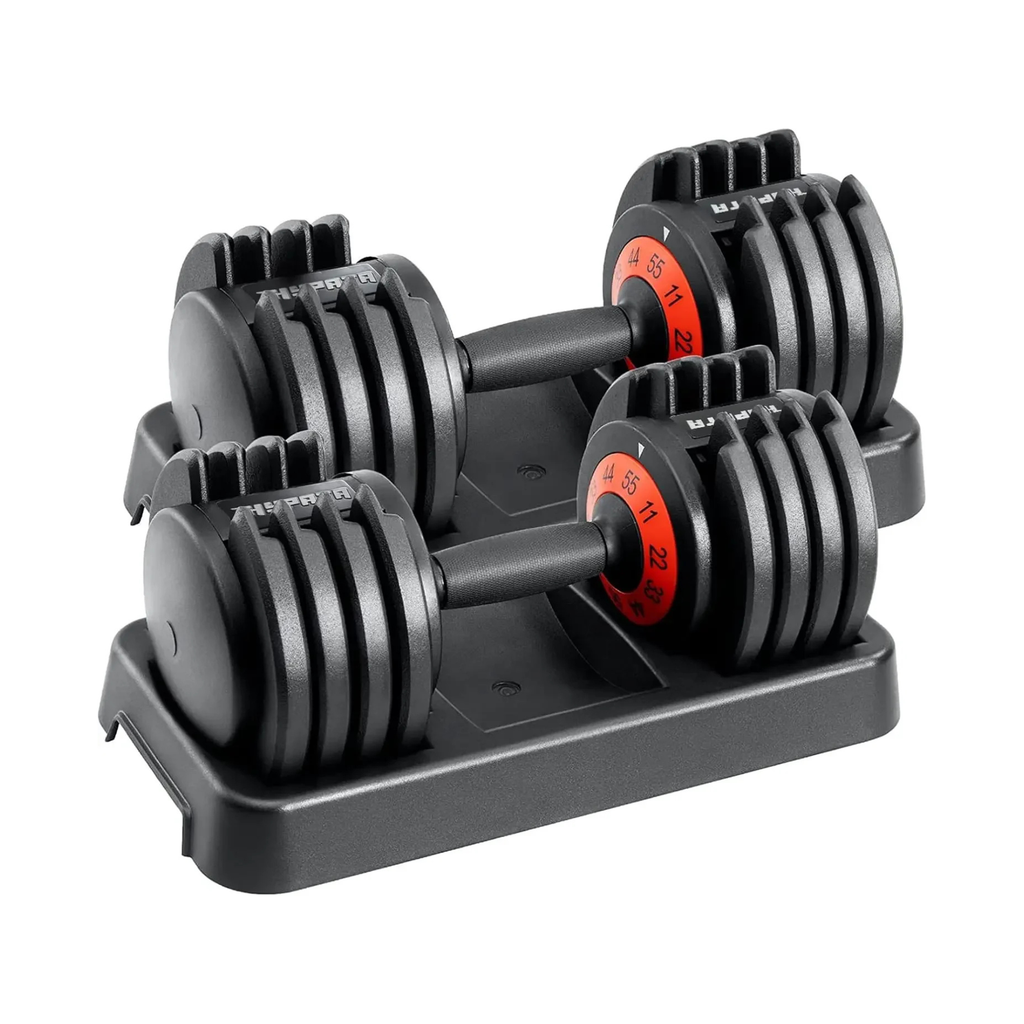 25/55 lb Adjustable Dumbbell Pair