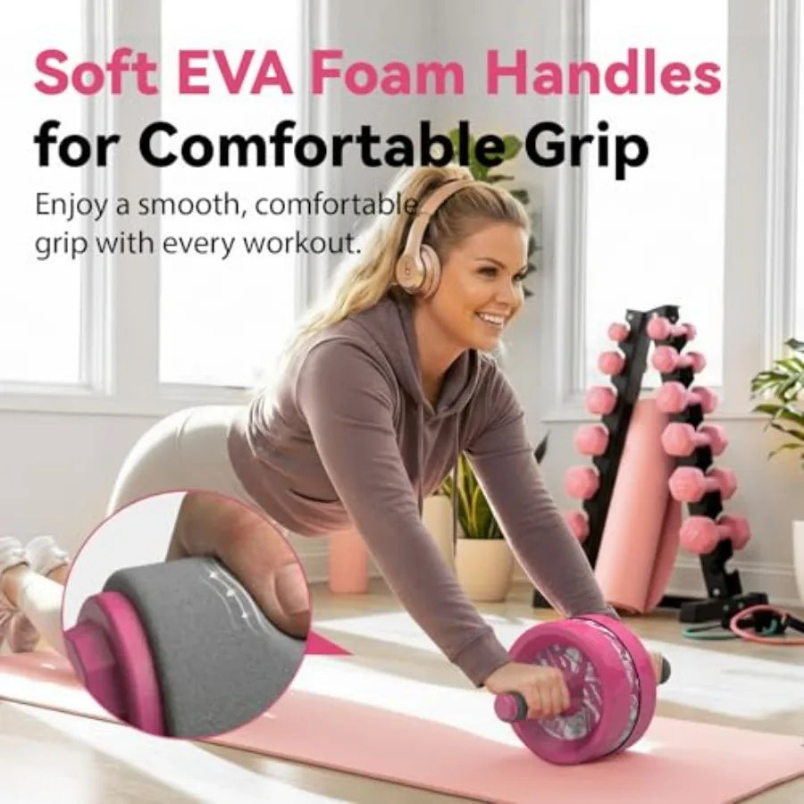 Ab Roller with Knee Pad