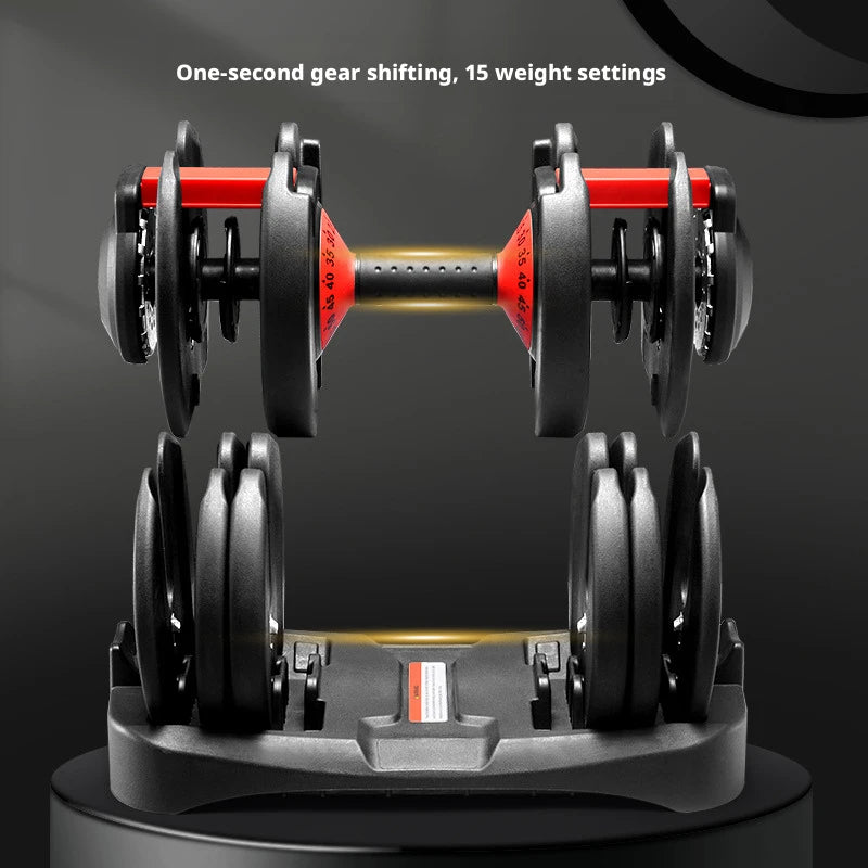 Auto-Locking Adjustable Dumbbell