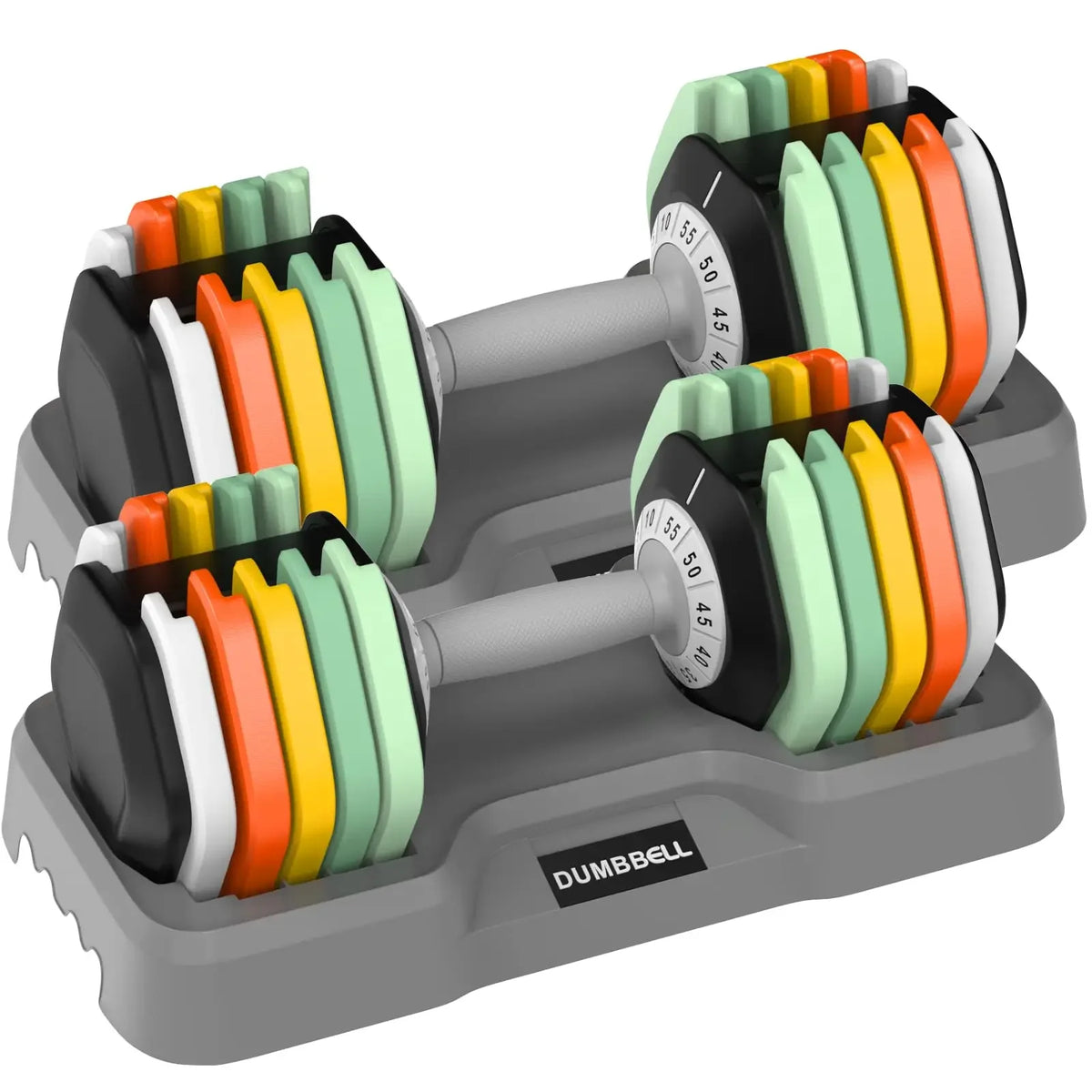 25/55 lb Adjustable Dumbbell Pair