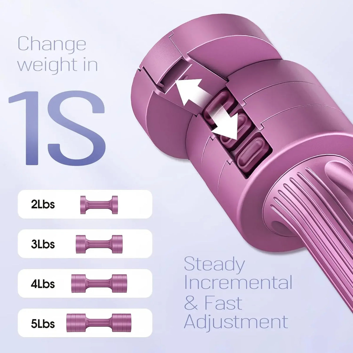 5 lb Adjustable Dumbbell Set