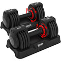 2–110LB Quick-Lock Dumbbell Set