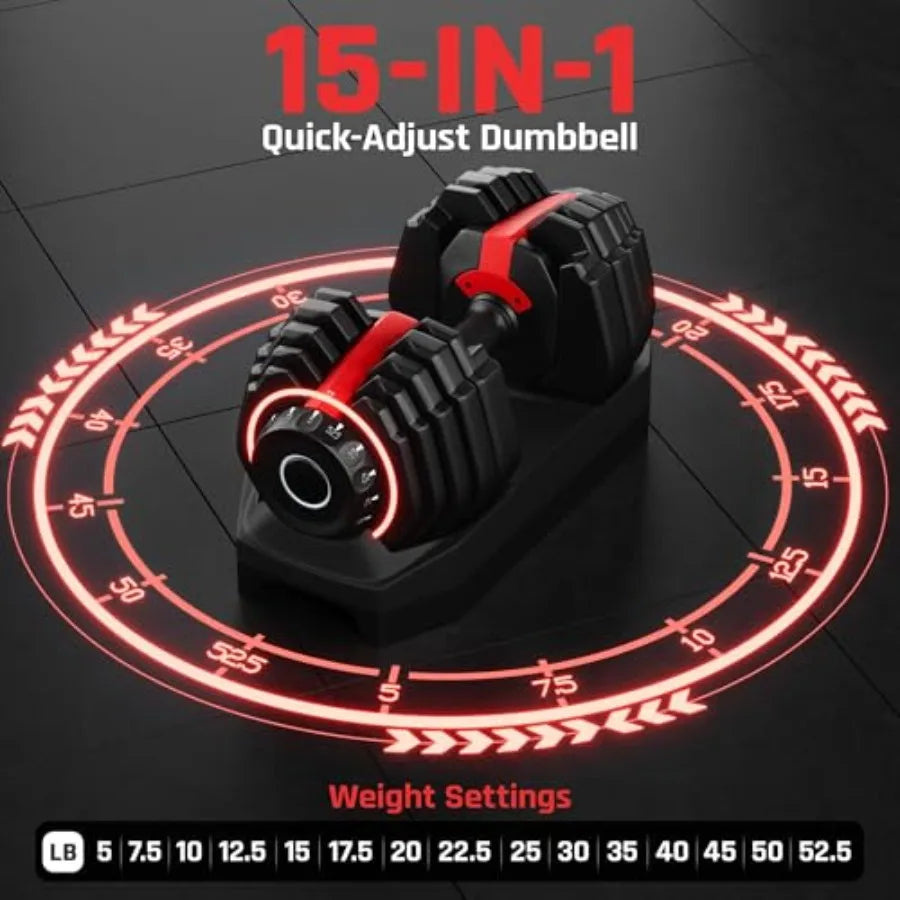 Fast Adjust Dumbbell Set
