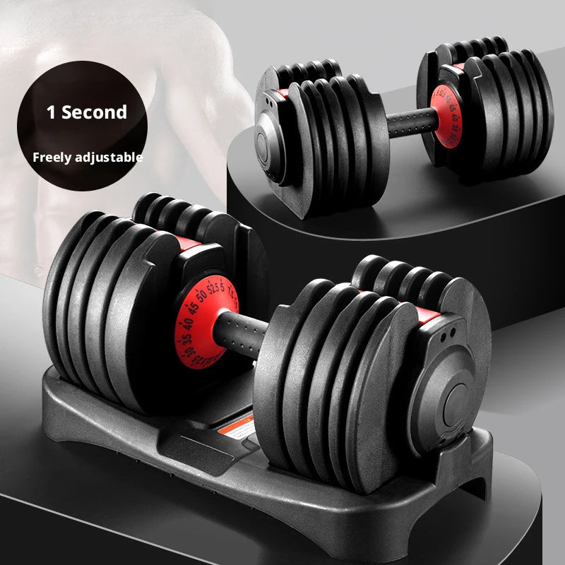 Auto-Locking Adjustable Dumbbell