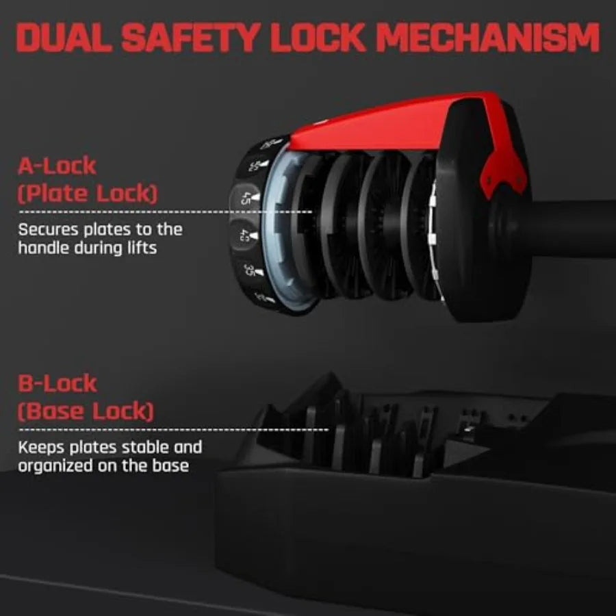 Fast Adjust Dumbbell Set