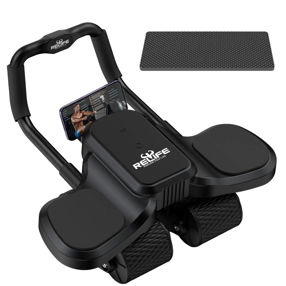 RELIFE 2 in 1 Ab Wheel Roller