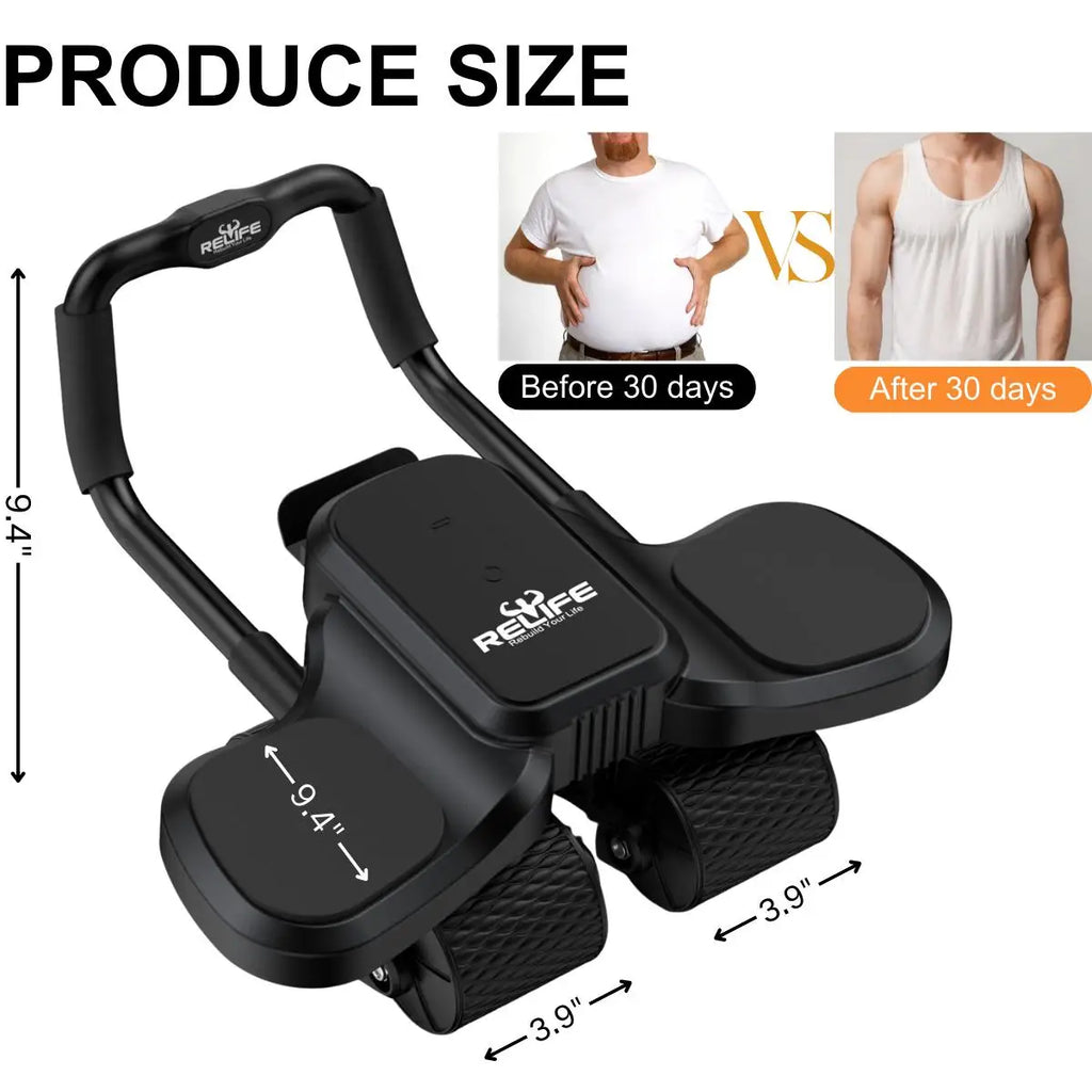 RELIFE 2 in 1 Ab Wheel Roller