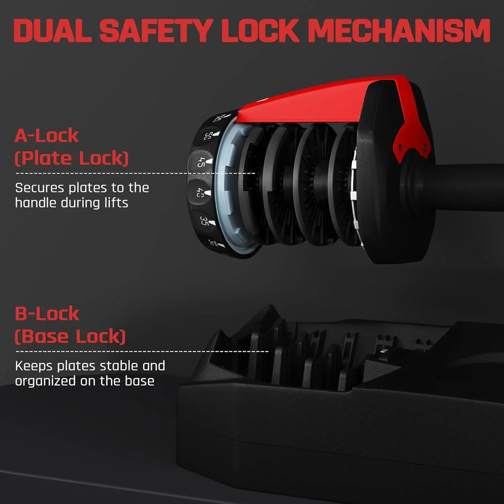 15-in-1 Quick-Lock Dumbbells