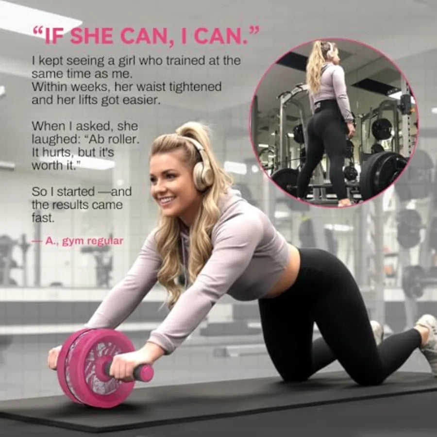 Ab Roller with Knee Pad