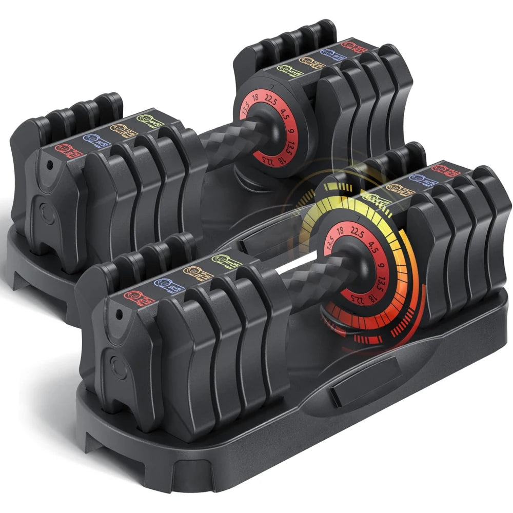 22.5LB Adjustable Dumbbell Set