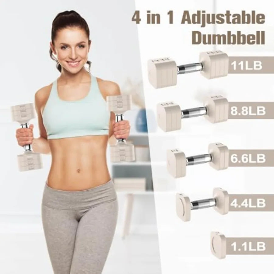22 lb Adjustable Dumbbell Set