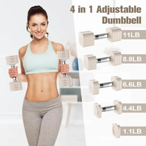 22 lb Adjustable Dumbbell Set
