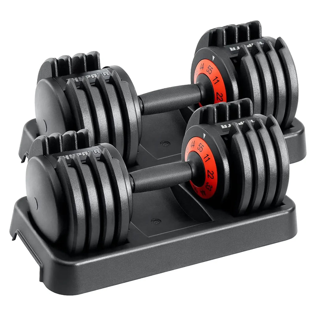 25/55 lb Adjustable Dumbbell Pair