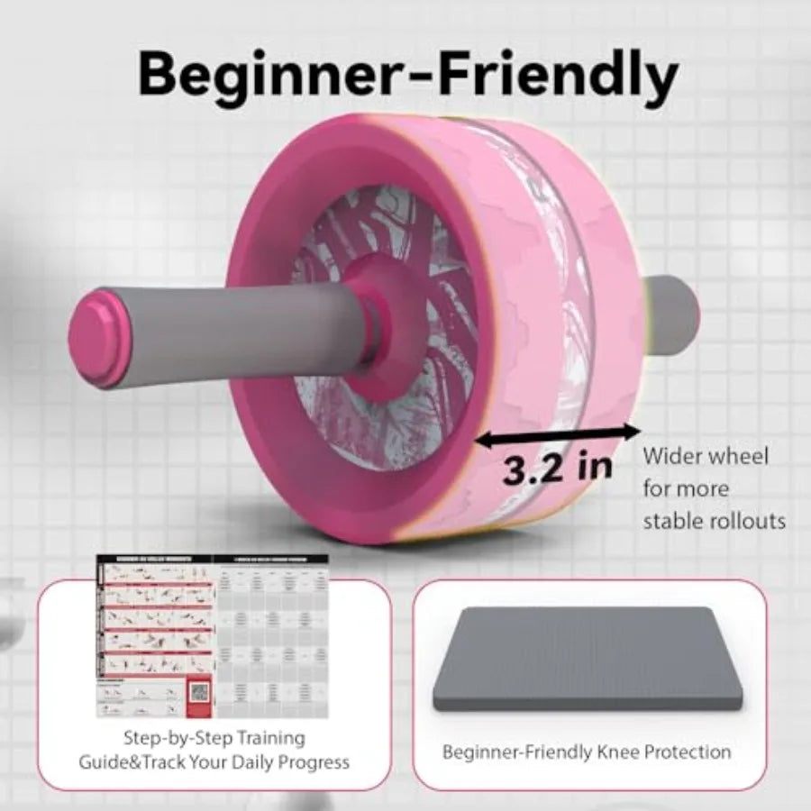 Ab Roller with Knee Pad