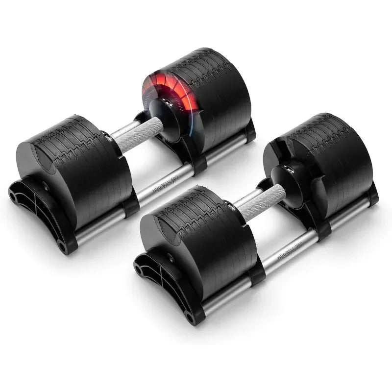 NUOBELL Adjustable Dumbbells 5–80 lb