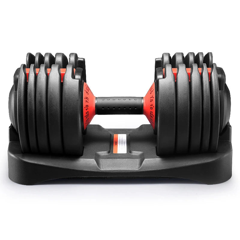 Auto-Locking Adjustable Dumbbell