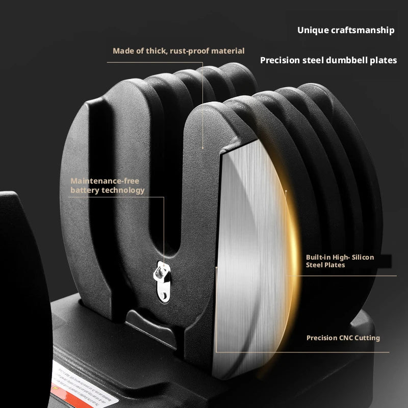 Auto-Locking Adjustable Dumbbell