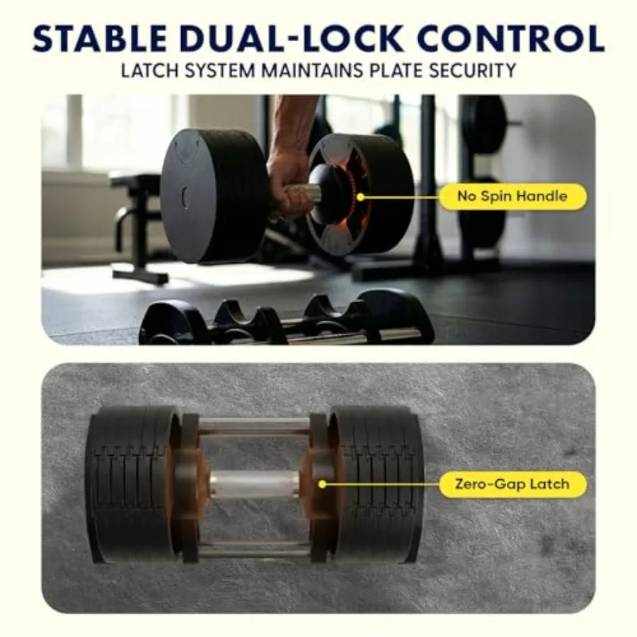 Quick Change Adjustable Dumbbells