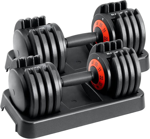 25/55 lb Adjustable Dumbbell Pair