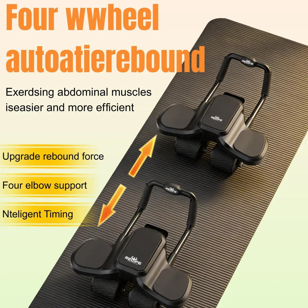 RELIFE 2 in 1 Ab Wheel Roller